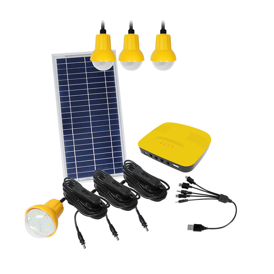 K037 Off-Grid Solar home lighting kit