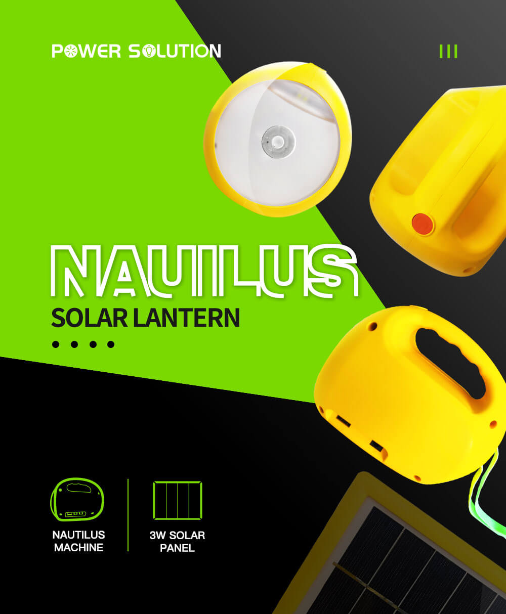 Linterna solar Nautilus