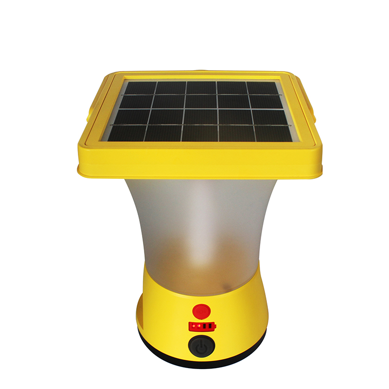 Lanterne solaire à panneau solaire portable avec lampe de lecture (mini080)
